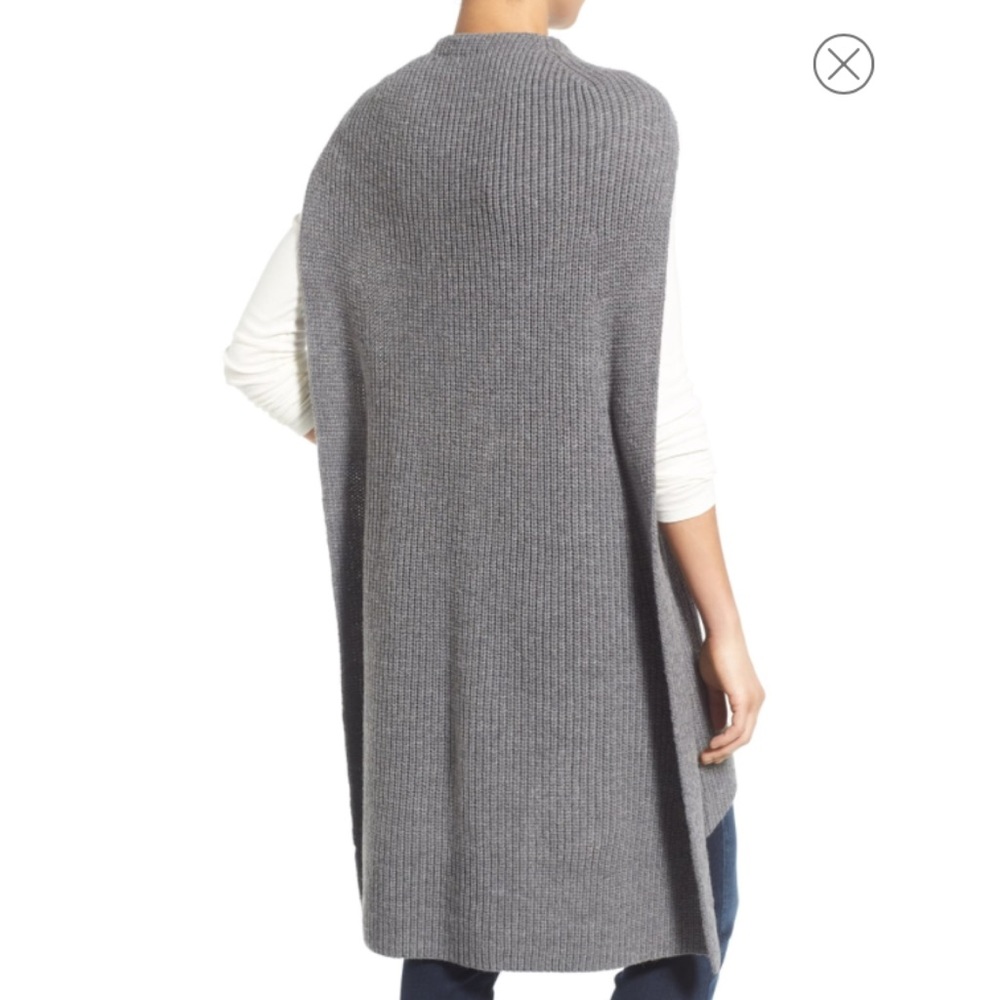 Halogen Knit ZIP Vest -BLACK - Picture 3 of 7